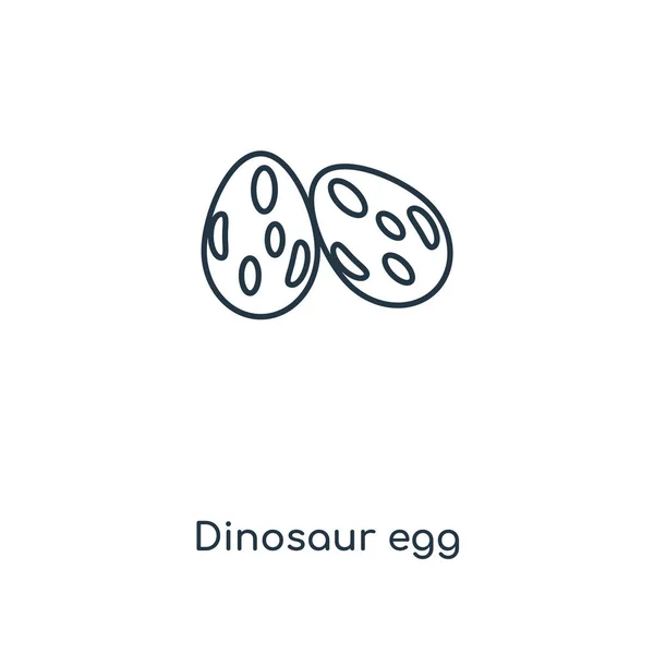 Икона Яйца Динозавра Модном Дизайне Значок Яйца Динозавра Выделен Белом — стоковый вектор