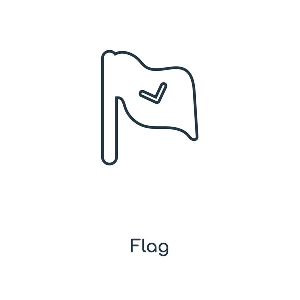 Icono Bandera Estilo Diseño Moda Icono Bandera Aislado Sobre Fondo — Vector de stock