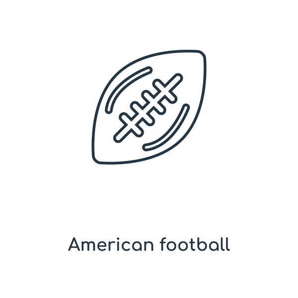 Icono Del Fútbol Americano Estilo Diseño Moda Icono Del Fútbol — Archivo Imágenes Vectoriales