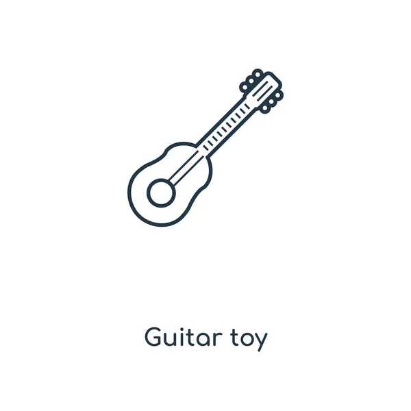 Icono Juguete Guitarra Estilo Diseño Moda Icono Juguete Guitarra Aislado — Vector de stock