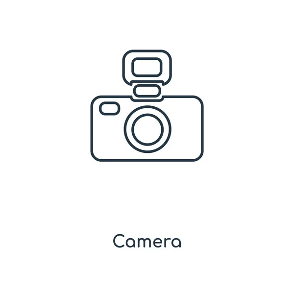 Ícone Câmera Estilo Design Moderno Ícone Câmera Isolado Fundo Branco — Vetor de Stock