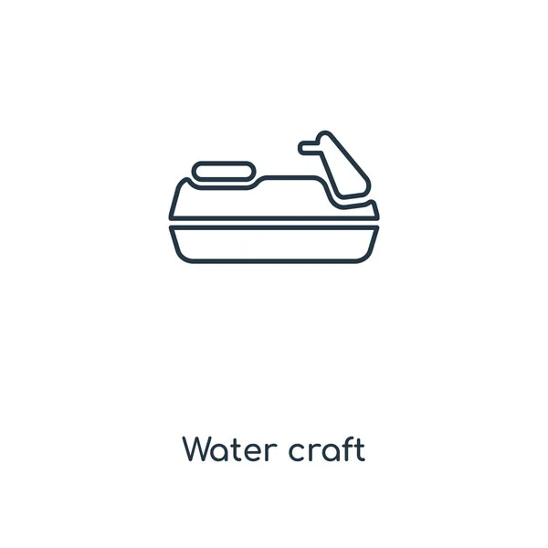 Wasserfahrzeug Ikone Trendigen Design Stil Wasserfahrzeug Symbol Isoliert Auf Weißem — Stockvektor