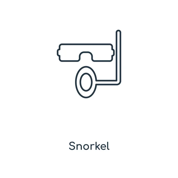 Icono Snorkel Estilo Diseño Moda Icono Snorkel Aislado Sobre Fondo — Archivo Imágenes Vectoriales