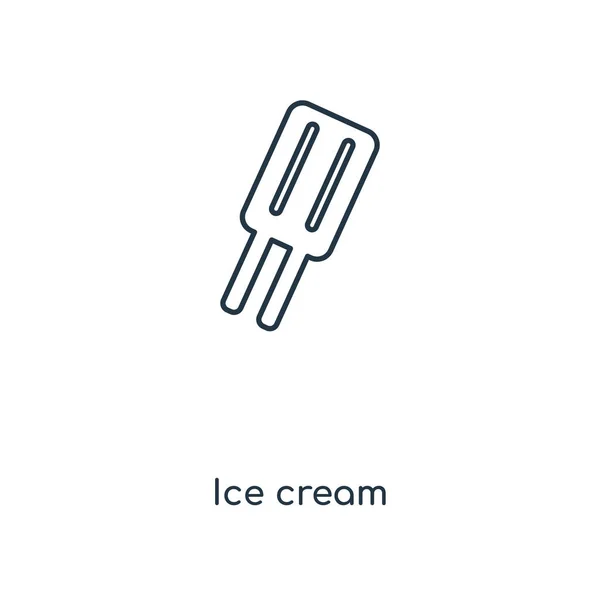 Icono Helado Estilo Diseño Moda Icono Helado Aislado Sobre Fondo — Archivo Imágenes Vectoriales