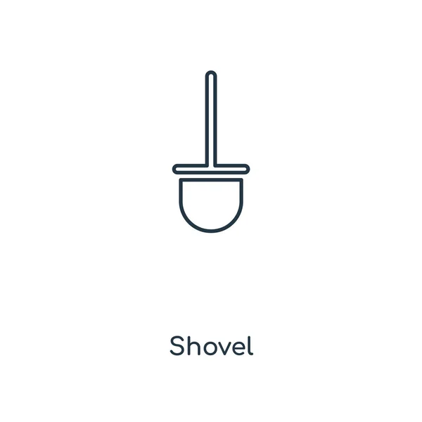 Shovel Icon Trendy Design Style Shovel Icon Isolated White Background — Stock Vector