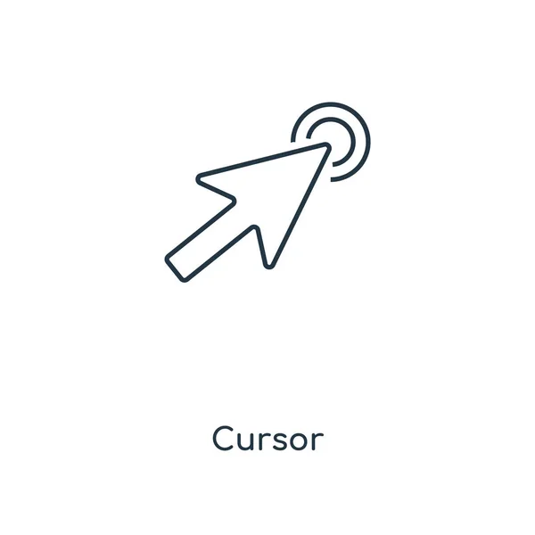 Cursor Symbol Trendigen Design Stil Cursor Symbol Auf Weißem Hintergrund — Stockvektor