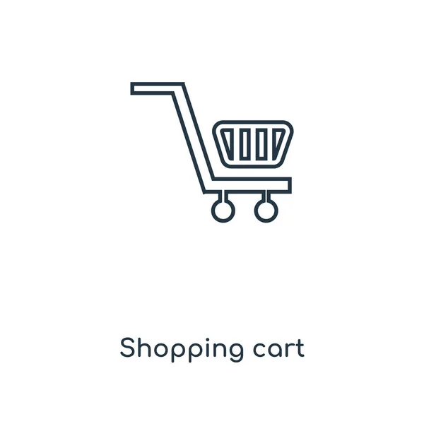 Icono Del Carrito Compras Estilo Diseño Moda Icono Del Carrito — Archivo Imágenes Vectoriales