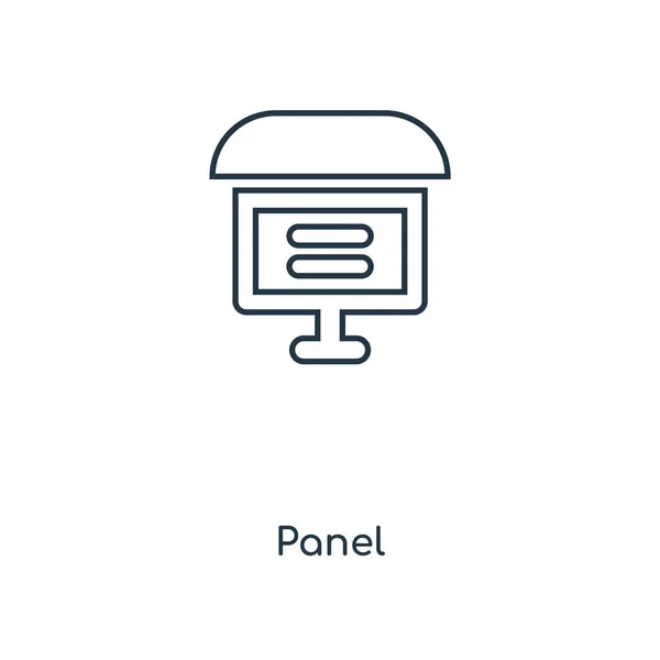 Icono Del Panel Estilo Diseño Moda Icono Del Panel Aislado — Vector de stock