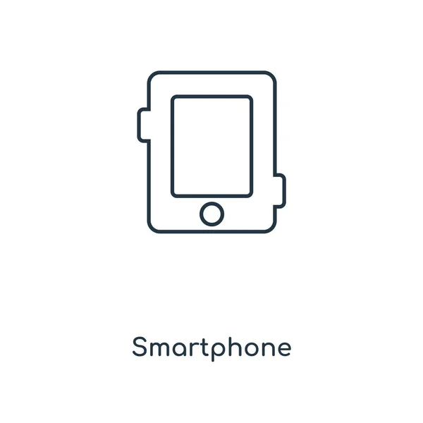 Smartphone Icon Trendy Design Style Smartphone Icon Isolated White Background — Stock Vector