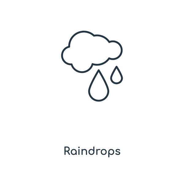 Reindrops Иконка Модном Стиле Дизайна Reindrops Icon Isolated White Background — стоковый вектор