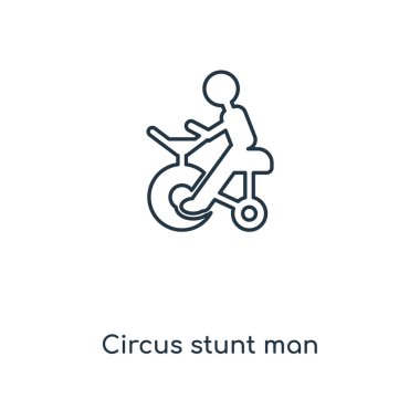 sirk dublör simgesi modaya uygun bir tasarım tarzı. sirk dublör simgesi beyaz arka plan üzerinde izole. sirk dublör vektör simgesi basit ve modern düz simgesi web sitesi, mobil, logo, app, UI. sirk dublör simge vektör çizim, Eps10.