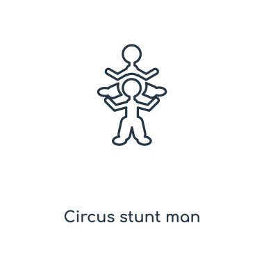 sirk dublör simgesi modaya uygun bir tasarım tarzı. sirk dublör simgesi beyaz arka plan üzerinde izole. sirk dublör vektör simgesi basit ve modern düz simgesi web sitesi, mobil, logo, app, UI. sirk dublör simge vektör çizim, Eps10.