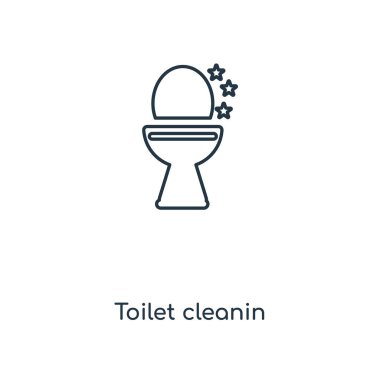tuvalet simgesi modaya uygun bir tasarım tarzı cleanin. tuvalet simgesi beyaz arka plan üzerinde izole cleanin. vektör simgesi basit ve modern düz simgesi web sitesi, mobil, logo, app, cleanin tuvalet UI. tuvalet simge vektör çizim, Eps10 cleanin.