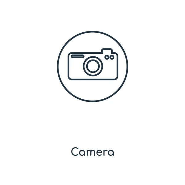 Ikona Fotoaparátu Módní Design Stylu Ikona Fotoaparátu Izolovaných Bílém Pozadí — Stockový vektor