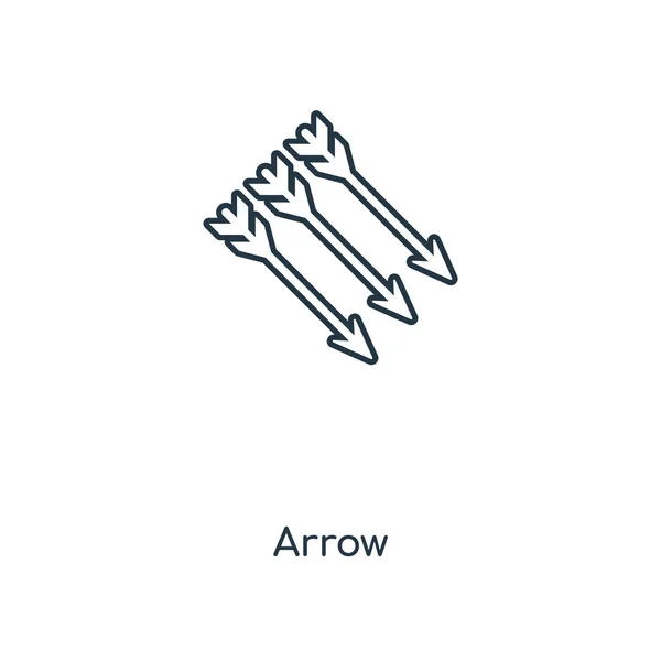 Arrow Icon Trendy Design Style Arrow Icon Isolated White Background — Stock Vector