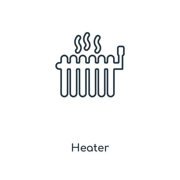 Heizungssymbol Trendigen Design Stil Heizungssymbol Isoliert Auf Weißem Hintergrund Heizungsvektorsymbol — Stockvektor