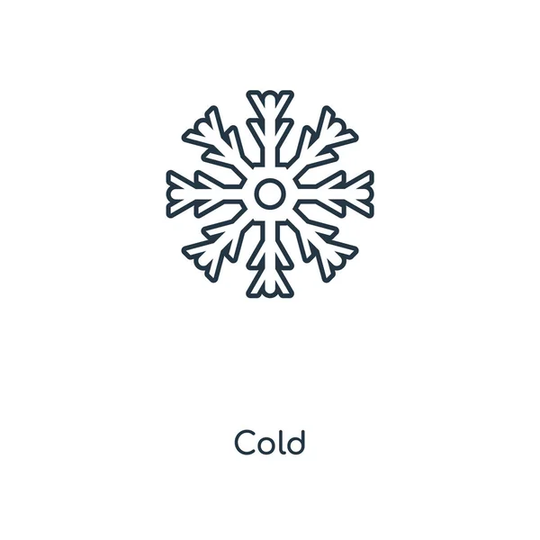 Κρύο Εικονίδιο Στην Μοντέρνα Στυλ Σχεδιασμού Κρύο Εικονίδιο Που Απομονώνονται — Διανυσματικό Αρχείο
