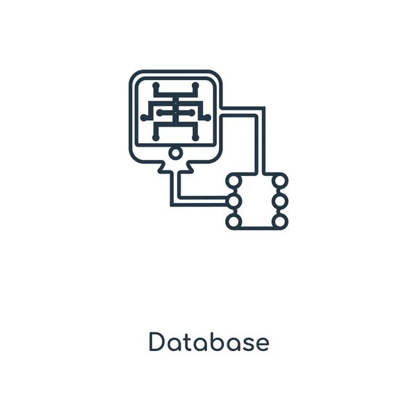 Icona Del Database Stile Design Alla Moda Icona Del Database — Vettoriale Stock