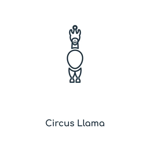 Icono Llama Circo Estilo Diseño Moda Circo Llama Icono Aislado — Vector de stock