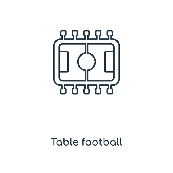 Futbolín Icono Estilo Diseño Moda Futbolín Icono Aislado Sobre Fondo — Vector de stock