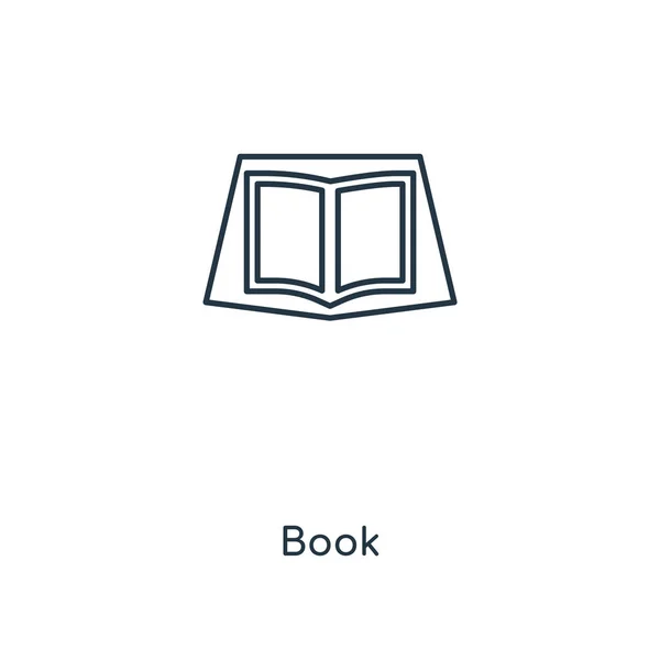 Ikona Knihy Módní Design Stylu Ikona Knihy Izolovaných Bílém Pozadí — Stockový vektor