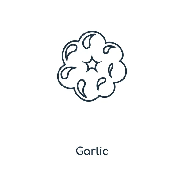 Garlic Icon Trendy Design Style Garlic Icon Isolated White Background — Stock Vector