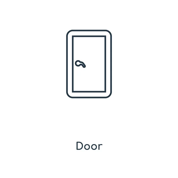 Icono Puerta Estilo Diseño Moda Icono Puerta Aislado Sobre Fondo — Archivo Imágenes Vectoriales