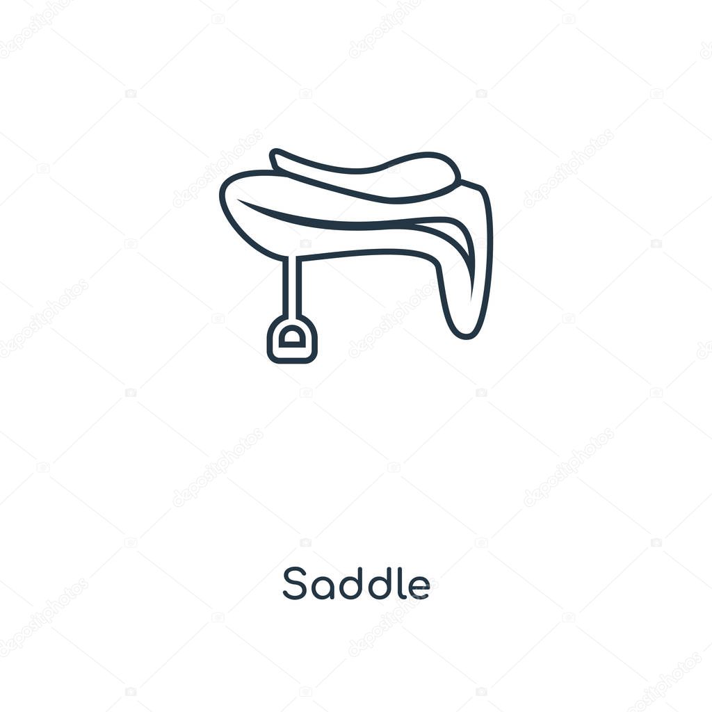 saddle icon in trendy design style. saddle icon isolated on white background. saddle vector icon simple and modern flat symbol for web site, mobile, logo, app, UI. saddle icon vector illustration, EPS10.