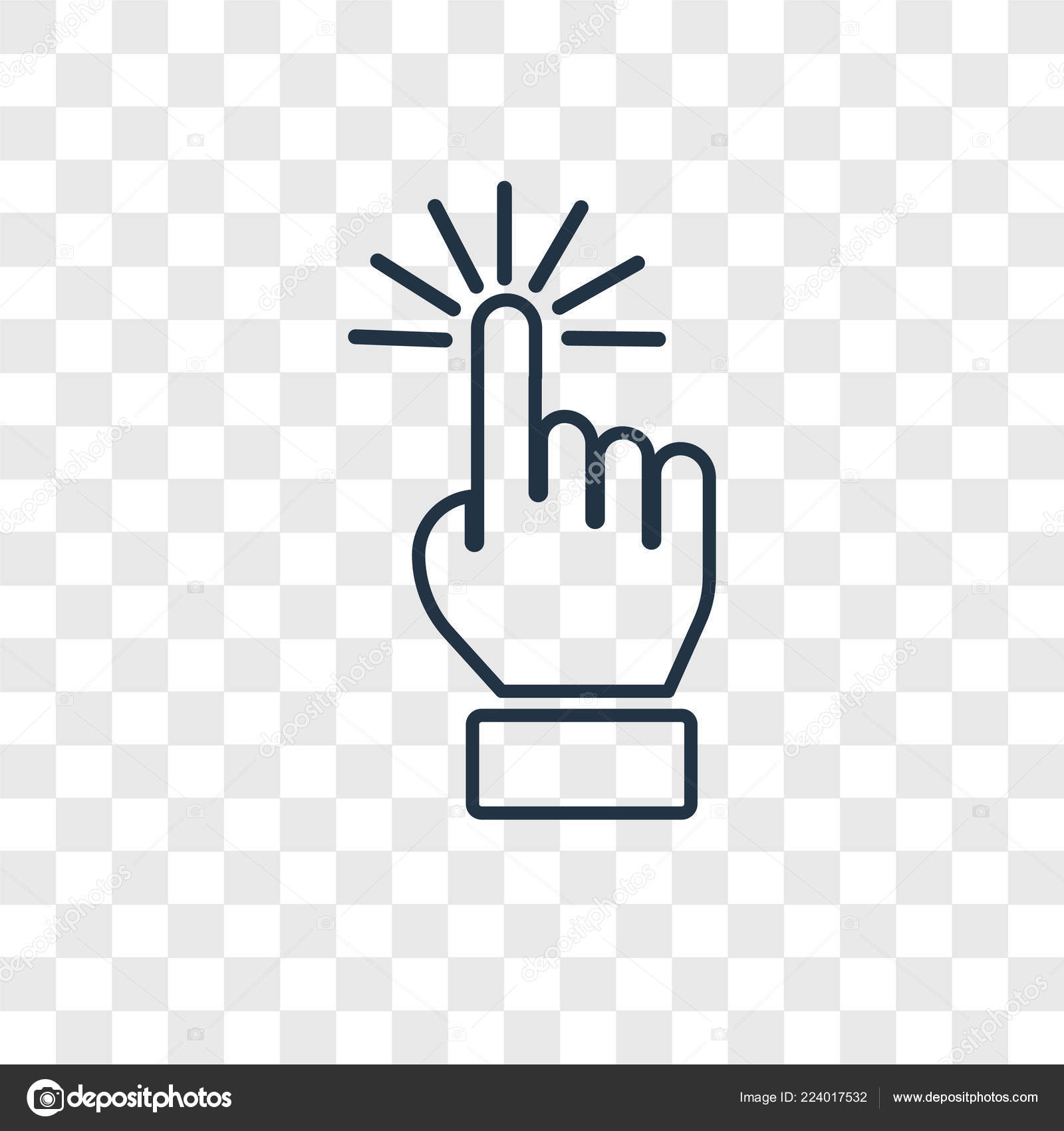 Select Icon Trendy Design Style Select Icon Isolated Transparent ...