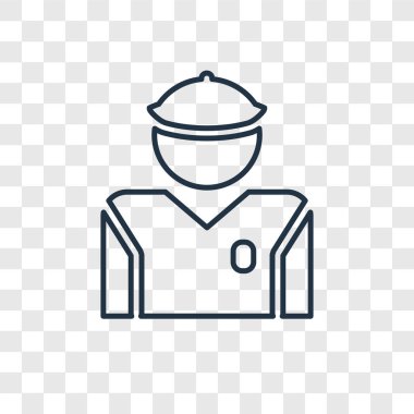 modaya uygun bir tasarım tarzı eğitmen simgesi. saydam arka plan üzerinde izole eğitmen simgesi. eğitmen vektör simgesi basit ve modern düz simgesi web sitesi, mobil, logo, app, UI. eğitmen simge vektör çizim, Eps10.