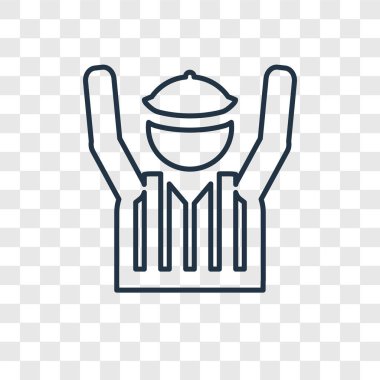 modaya uygun bir tasarım tarzı hakem simgesi. Hakem simgesi üzerinde şeffaf arka plan izole. Hakem vektör simgesi basit ve modern düz simgesi web sitesi, mobil, logo, app, UI. Hakem simge vektör çizim, Eps10.