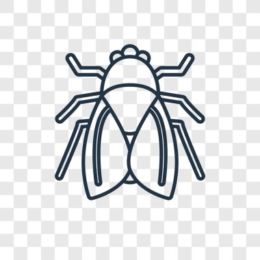 modaya uygun bir tasarım tarzı sinek simgesi. saydam arka plan üzerinde izole simgesi sinek. uçmak vektör simgesi basit ve modern düz simgesi web sitesi, mobil, logo, app, UI. simge vektör çizim, Eps10 sinek.