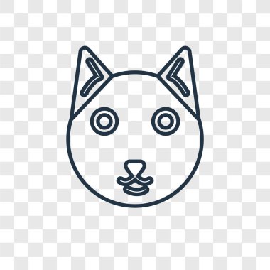 modaya uygun bir tasarım tarzı kedi simgesi. saydam arka plan üzerinde izole kedi simgesi. kedi vektör simgesi basit ve modern düz simgesi web sitesi, mobil, logo, app, UI. kedi simge vektör çizim, Eps10.