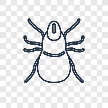 modaya uygun bir tasarım tarzı mite simgesi. mite simgesi üzerinde şeffaf arka plan izole. mite vektör simgesi basit ve modern düz simgesi web sitesi, mobil, logo, app, UI. mite simge vektör çizim, Eps10.