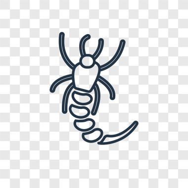 modaya uygun bir tasarım tarzı karides simgesi. saydam arka plan üzerinde izole karides simgesi. karides simgesi basit vektör ve modern düz UI uygulaması, web sitesi, mobil, logo, sembol. karides simge vektör çizim, Eps10.