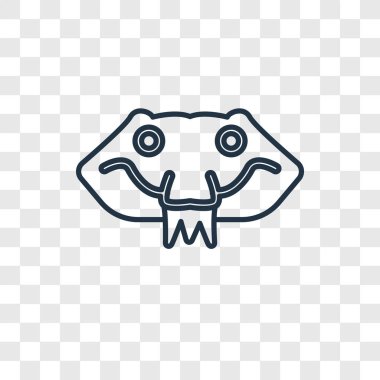 modaya uygun bir tasarım tarzı timsah simgesi. Timsah simgesi üzerinde şeffaf arka plan izole. Timsah vektör simgesi basit ve modern düz simgesi web sitesi, mobil, logo, app, UI. Timsah simge vektör çizim, Eps10.