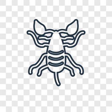 modaya uygun bir tasarım tarzı Akrep simgesi. Akrep simgesi üzerinde şeffaf arka plan izole. akrep vektör simgesi basit ve modern düz simgesi web sitesi, mobil, logo, app, UI. akrep simge vektör çizim, Eps10.