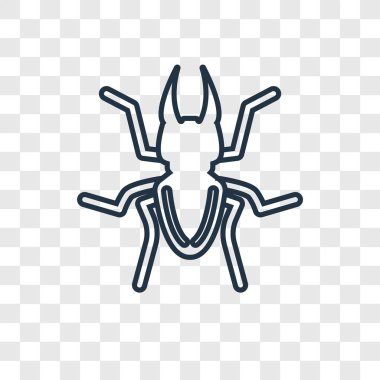 modaya uygun bir tasarım tarzı böceği simgesi. böcek simgesini şeffaf arka plan üzerinde izole. böceği vektör simgesi basit ve modern düz simgesi web sitesi, mobil, logo, app, UI. böceği simge vektör çizim, Eps10.