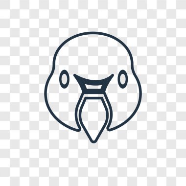 modaya uygun bir tasarım tarzı kuğu simgesi. Kuğu simgesi üzerinde şeffaf arka plan izole. Kuğu vektör simgesi basit ve modern düz simgesi web sitesi, mobil, logo, app, UI. Kuğu simge vektör çizim, Eps10.