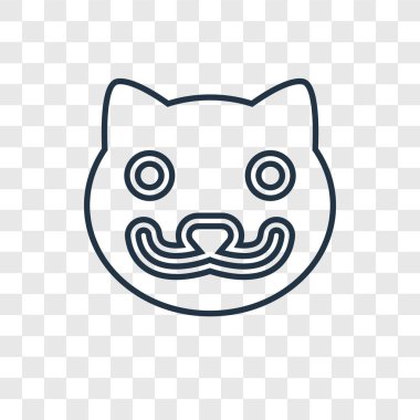 modaya uygun bir tasarım tarzı vizon simgesi. Vizon simgesi üzerinde şeffaf arka plan izole. Vizon vektör simgesi basit ve modern düz simgesi web sitesi, mobil, logo, app, UI. Vizon simge vektör çizim, Eps10.