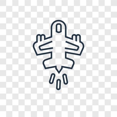 modaya uygun bir tasarım tarzı uçak simgesi. Uçak simgesi üzerinde şeffaf arka plan izole. uçak vektör simgesi basit ve modern düz simgesi web sitesi, mobil, logo, app, UI. Uçak simge vektör çizim, Eps10.