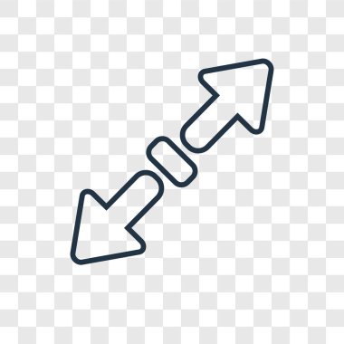 Çapraz boyutlandırma simgesi modaya uygun bir tasarım tarzı. Çapraz boyutlandırma simgesi üzerinde şeffaf arka plan izole. çapraz yeniden boyutlandırmak vektör simgesi basit ve modern düz UI uygulaması, web sitesi, mobil, logo, sembol. Çapraz boyutlandırma simge vektör çizim, Eps10.