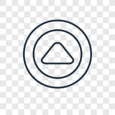 modaya uygun bir tasarım tarzı yukarı ok simgesi. yukarı ok simgesi üzerinde şeffaf arka plan izole. yukarı ok vektör simgesi basit ve modern düz sembolü için web sitesi, mobil, logo, app, UI. ok simge vektör çizim, Eps10.