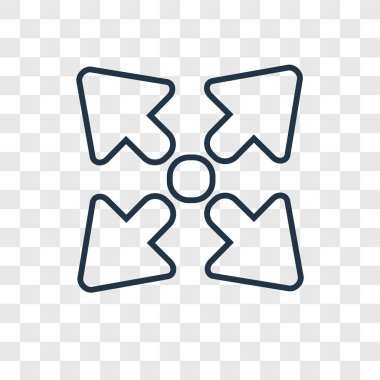 modaya uygun bir tasarım tarzı simgesini genişletin. saydam arka plan üzerinde izole simgesini genişletin. vektör simgesi basit genişletin ve modern düz UI uygulaması, web sitesi, mobil, logo, sembol. simge vektör çizim, Eps10 genişletin.