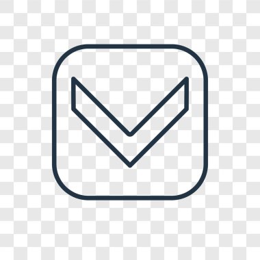 Download Icon modaya uygun bir tasarım tarzı. saydam arka plan üzerinde izole simgesini indirin. download vektör simgesi basit ve modern düz simgesi web sitesi, mobil, logo, app, UI. indir simge vektör çizim, Eps10.