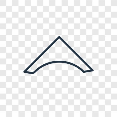 modaya uygun bir tasarım tarzı yukarı ok simgesi. yukarı ok simgesi üzerinde şeffaf arka plan izole. yukarı ok vektör simgesi basit ve modern düz sembolü için web sitesi, mobil, logo, app, UI. ok simge vektör çizim, Eps10.