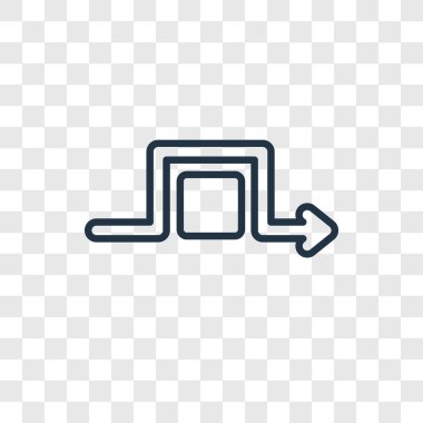 modaya uygun bir tasarım tarzı kare simgesi. saydam arka plan üzerinde izole kare simgesi. kare vektör simgesi basit ve modern düz simgesi web sitesi, mobil, logo, app, UI. kare simge vektör çizim, Eps10.