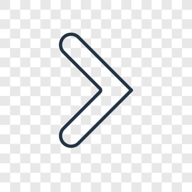 sağ ok simgesi modaya uygun bir tasarım tarzı. saydam arka plan üzerinde izole sağ ok simgesi. sağ ok vektör simgesi basit ve modern düz simgesi web sitesi, mobil, logo, app, UI. sağ ok simge vektör çizim, Eps10.