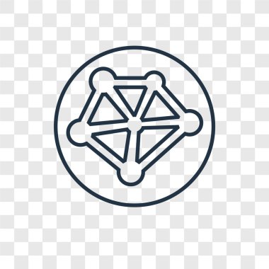 Ağ simgesini modaya uygun bir tasarım tarzı. Ağ simgesini şeffaf arka plan üzerinde izole. Ağ vektör simgesi basit ve modern düz simgesi web sitesi, mobil, logo, app, UI. ağ simge vektör çizim, Eps10.