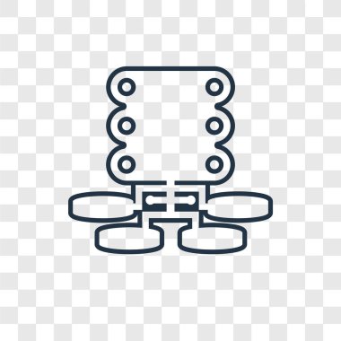 modaya uygun bir tasarım tarzı sunucular simgesi. saydam arka plan üzerinde izole sunucuları simgesi. sunucuları simgesi basit vektör ve modern düz UI uygulaması, web sitesi, mobil, logo, sembol. sunucuları simge vektör çizim, Eps10.